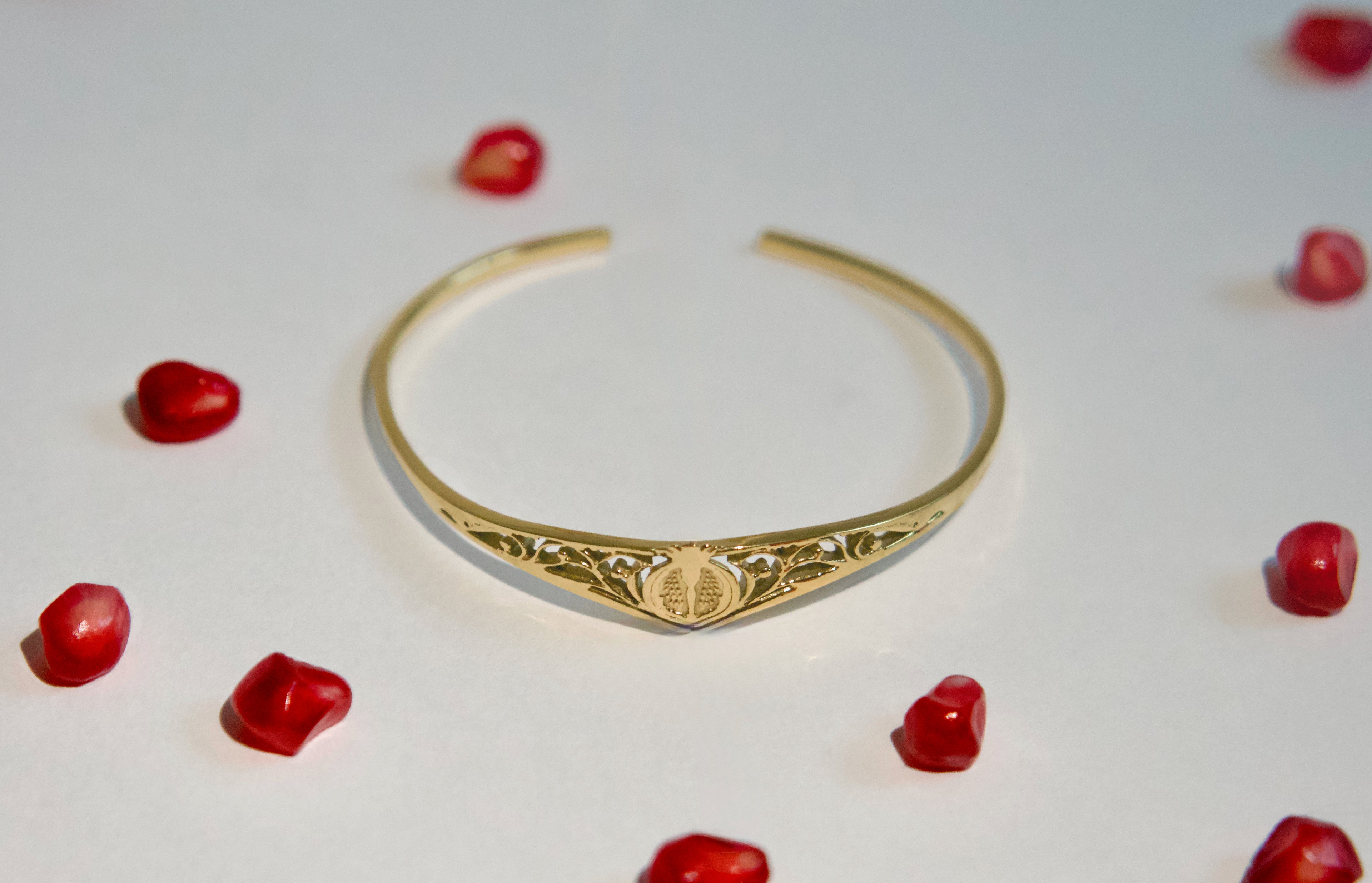 Rumaan (Pomegranate) Cuff